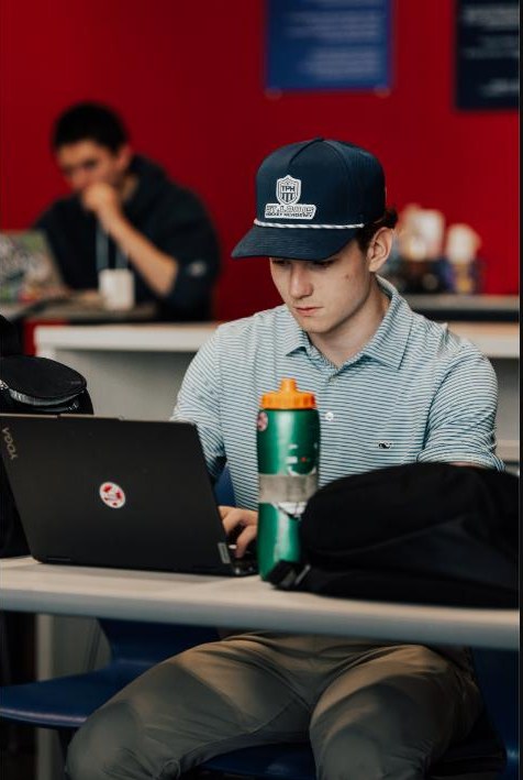 Student working in the TPH St. Louis classroom
