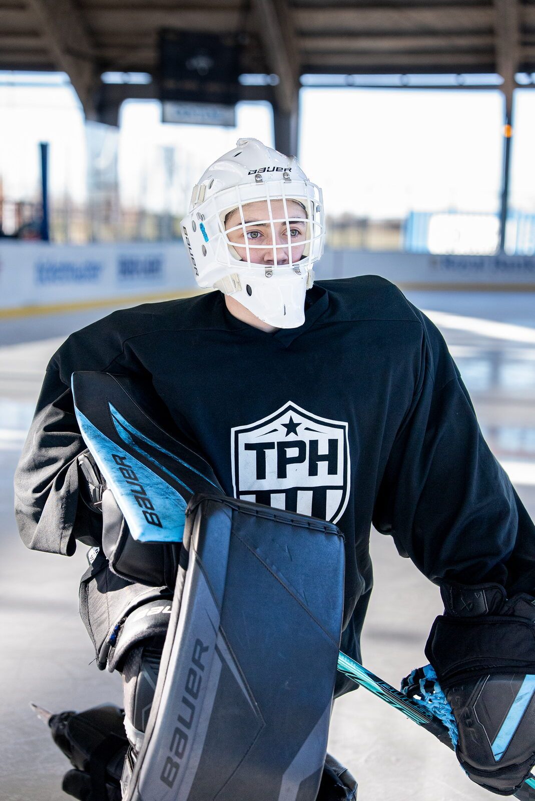 Player in TPH practice jersey