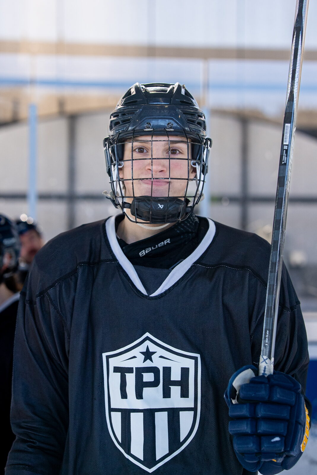 TPH player portrait on the ice