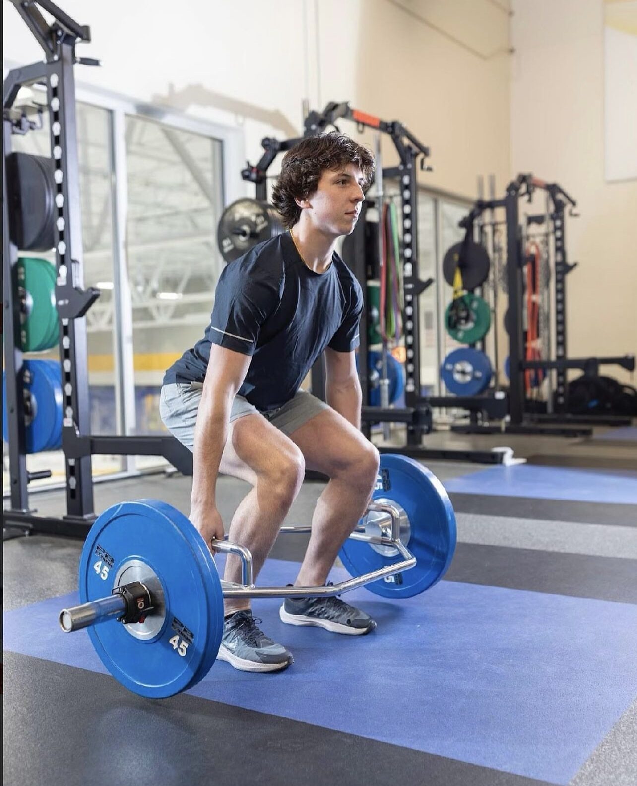 Strength training in the EXOS gym