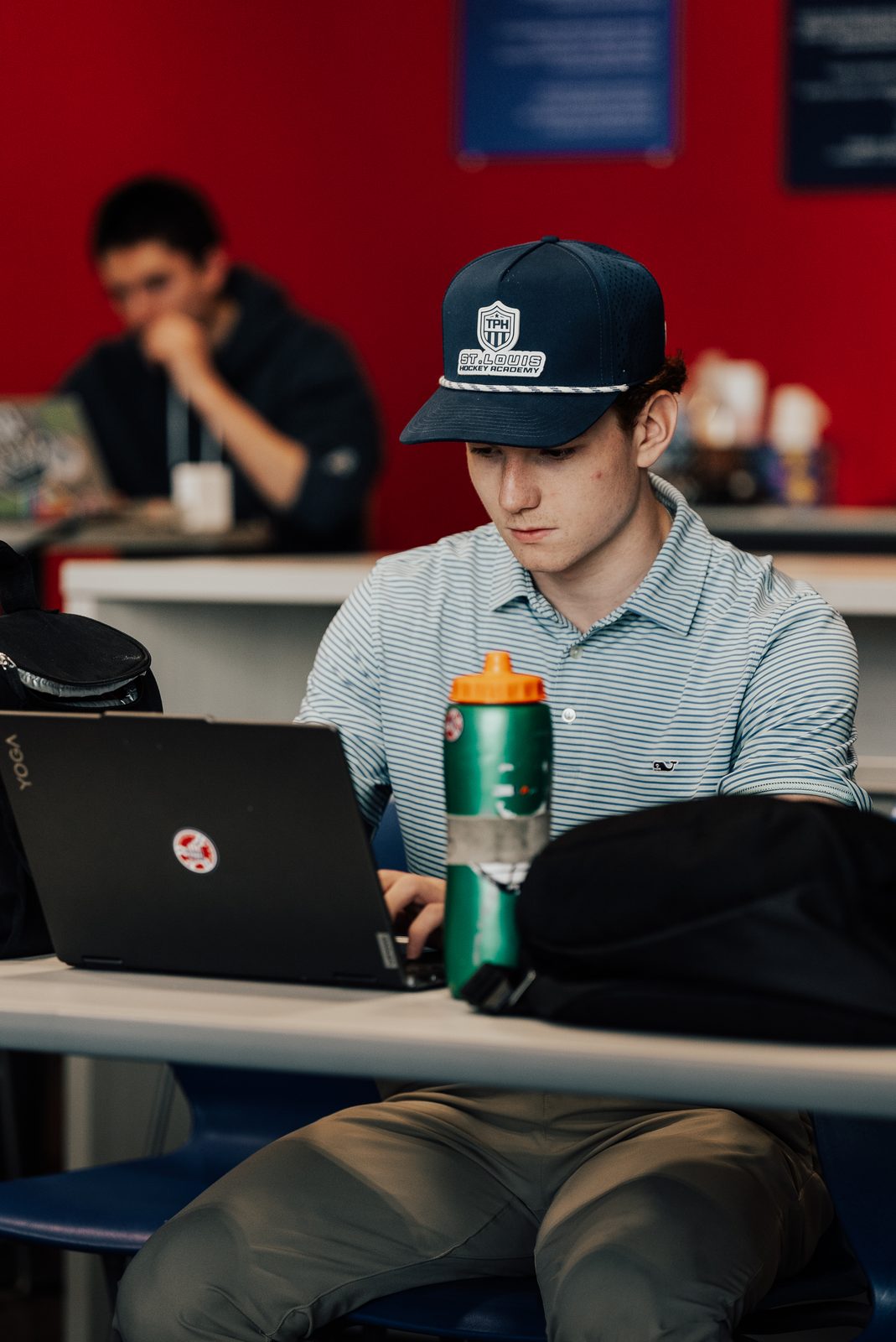Student during an academic block