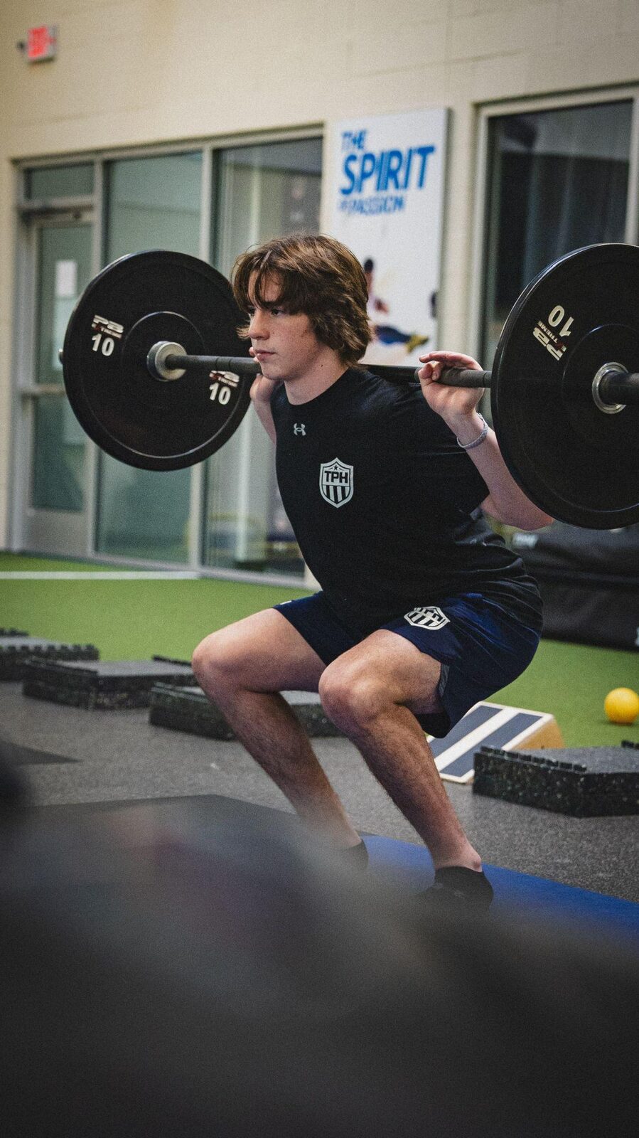 Student-athlete strength training